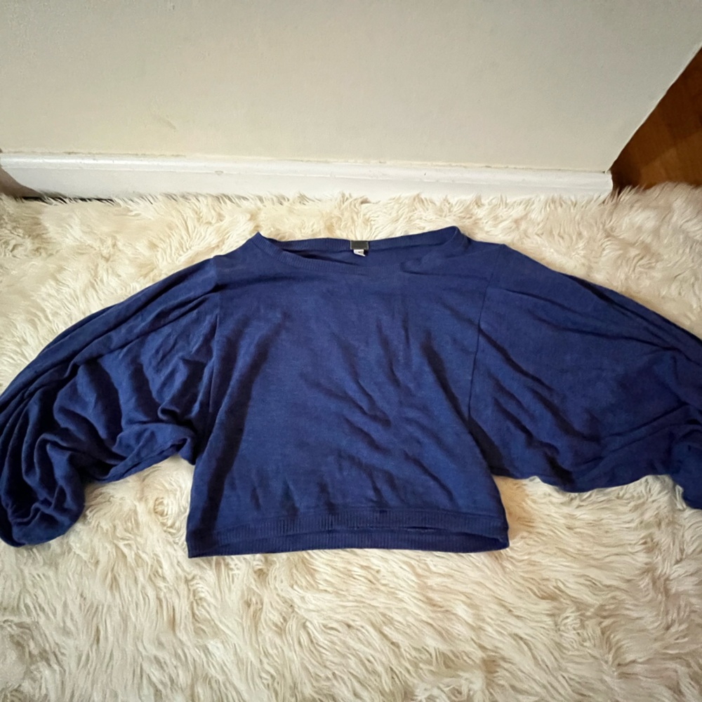 Long sleeve crop top